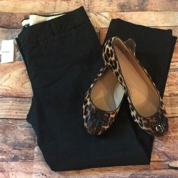J. Crew Pants - NWT black J. Crew stretch City fit pants.  Sz 6